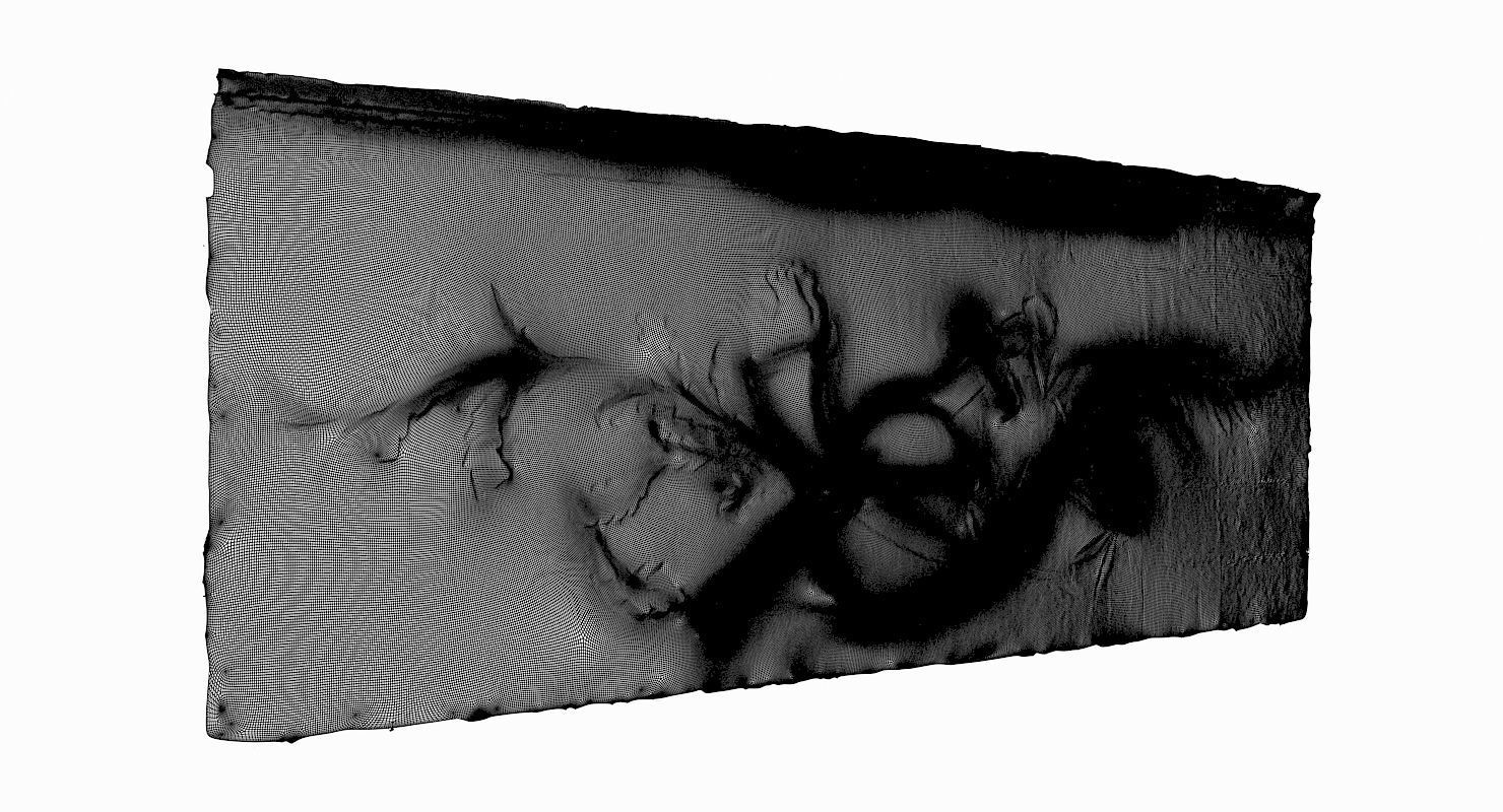 Relief Wall Low-poly 3D model_8