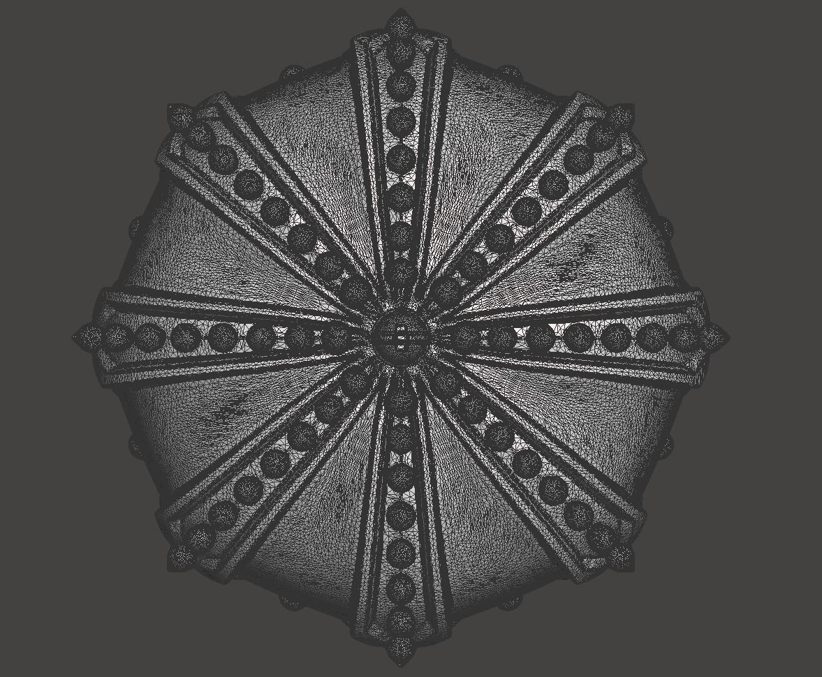 Royal Crown - 3d model for CNC - CFCRoyalCrown01 3D print model_19