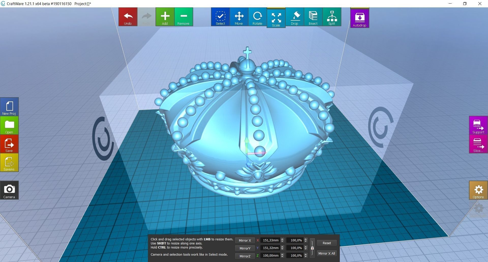 Royal Crown - 3d model for CNC - CFCRoyalCrown01 3D print model_9