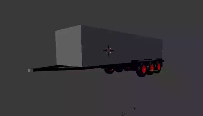 Custom 24 foot box trailer