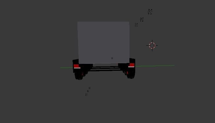 Custom 24 foot gooseneck box trailer Free 3D model_1