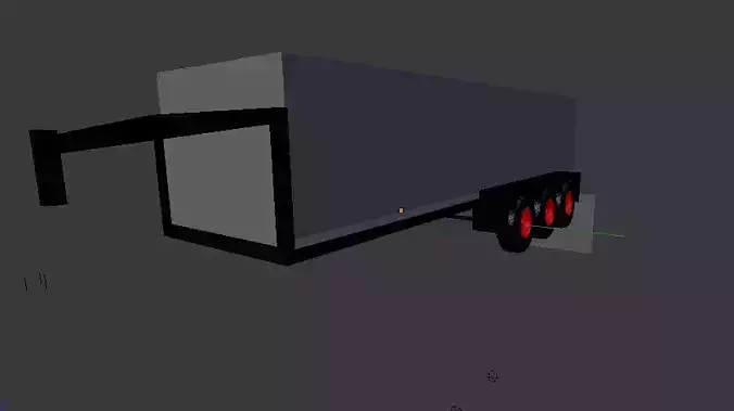 Custom 24 foot gooseneck box trailer