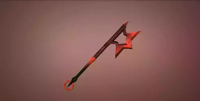 Battleaxe - red and black