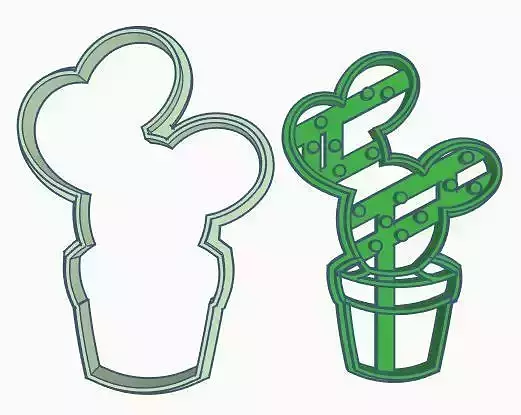 Cactus Cookie Cutter Set