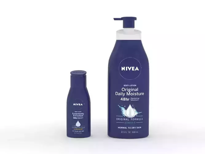 Nivea Body Lotion 3D model