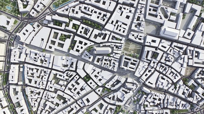 Munich Low-poly 3D model 4