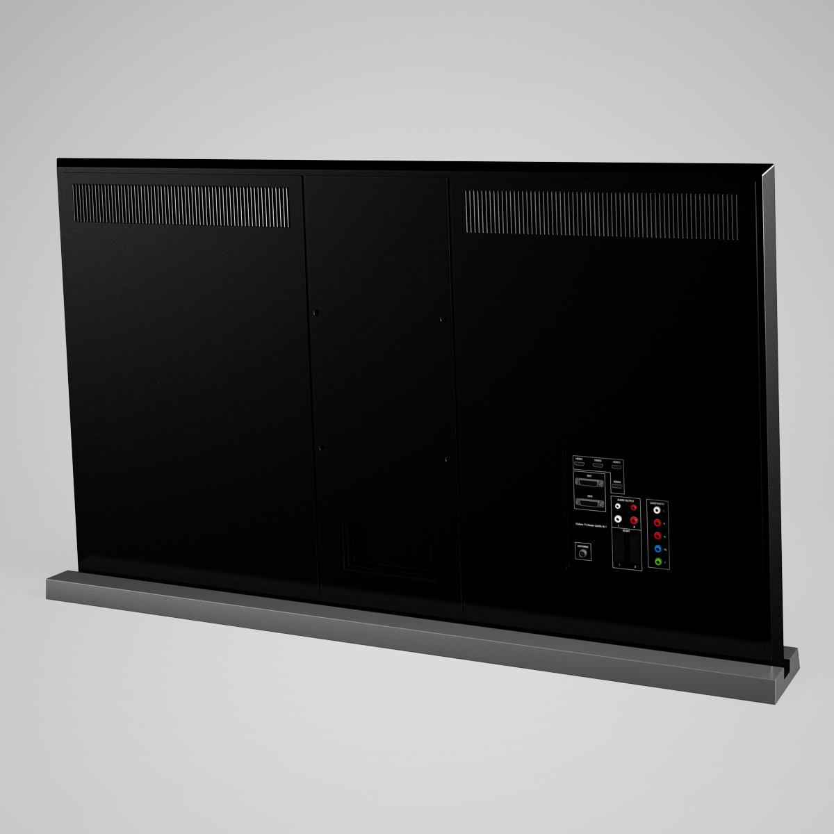 CGAxis TV 3D model_2