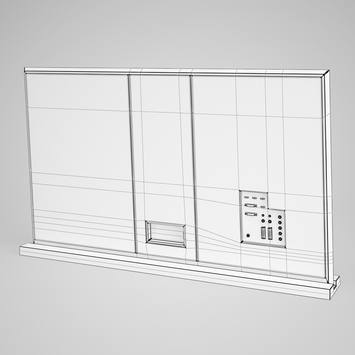 CGAxis TV 3D model_11