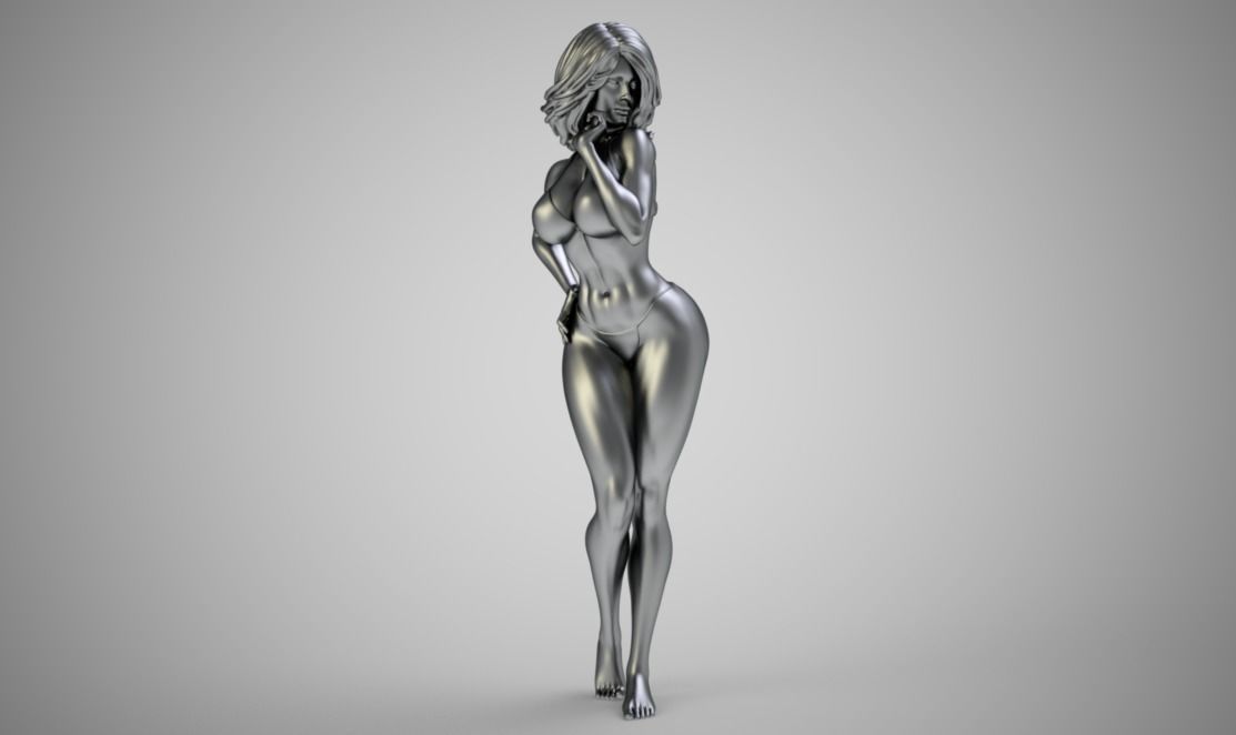 Mystery Girl 3D print model_7
