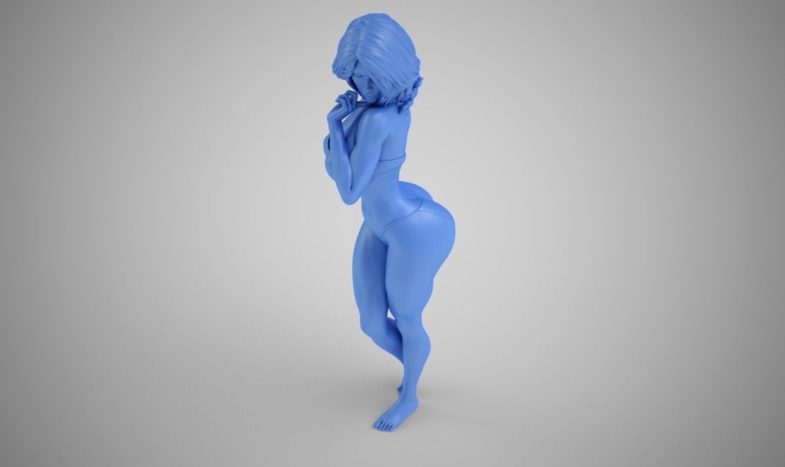 Mystery Girl 3D print model_3