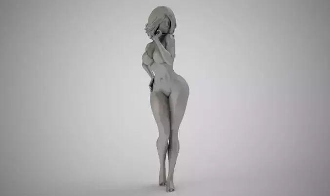 Mystery Girl 3D print model