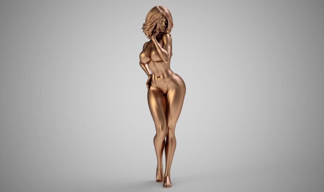 Mystery Girl 3D print model_9