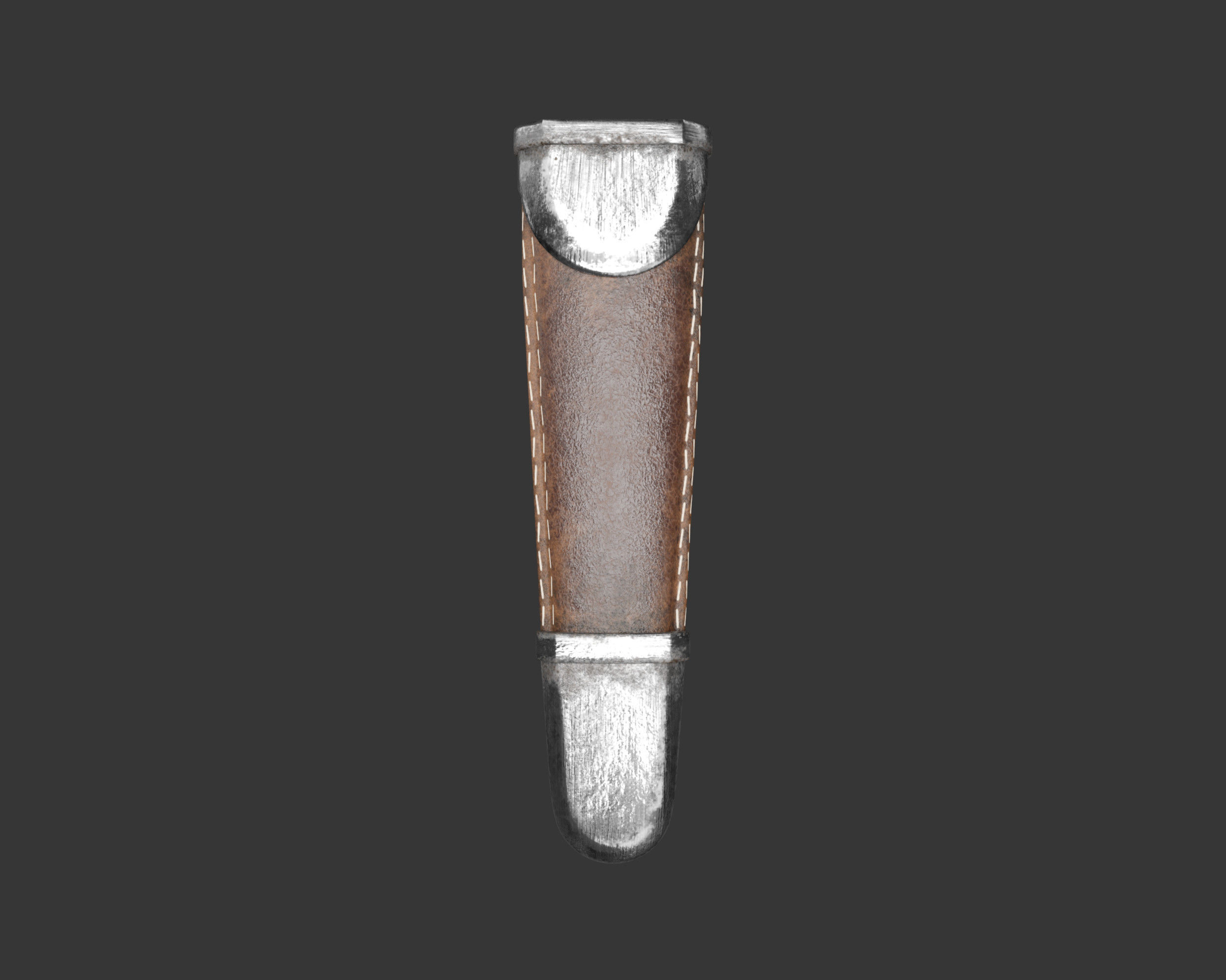 Medieval Knightly Weapon Knife Low-poly 3D model_16