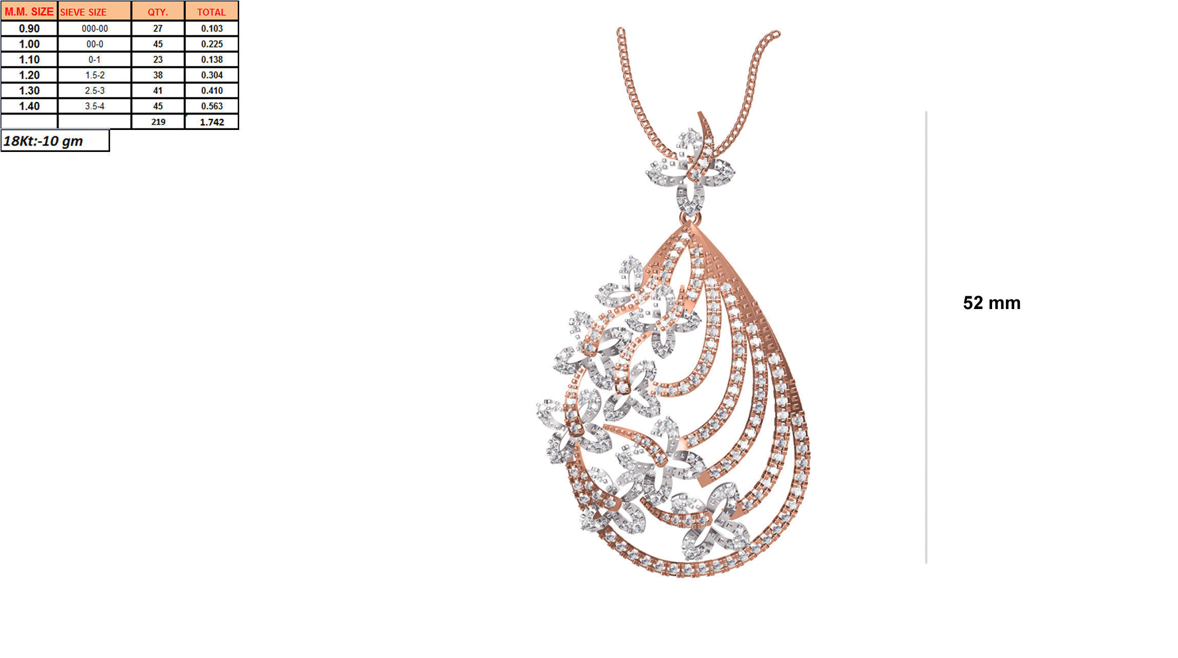 150 Pendant Jewelcad File print model bulk collection 3D print model_131