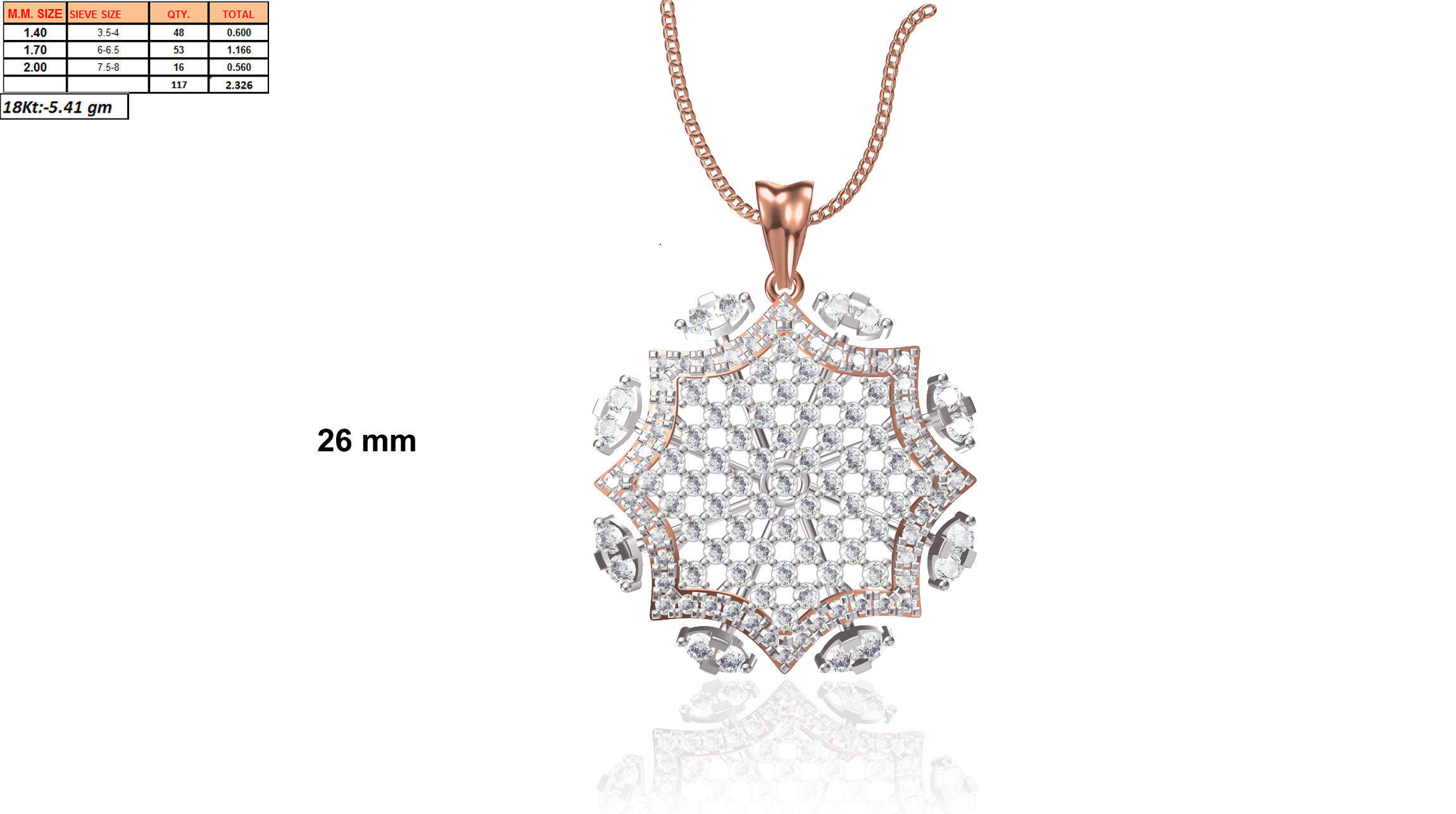 150 Pendant Jewelcad File print model bulk collection 3D print model_133