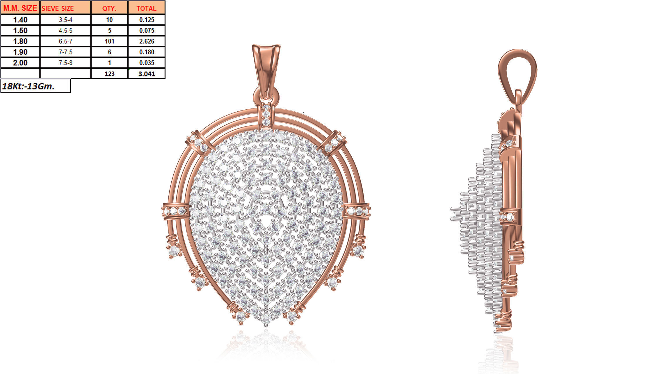 150 Pendant Jewelcad File print model bulk collection 3D print model_97