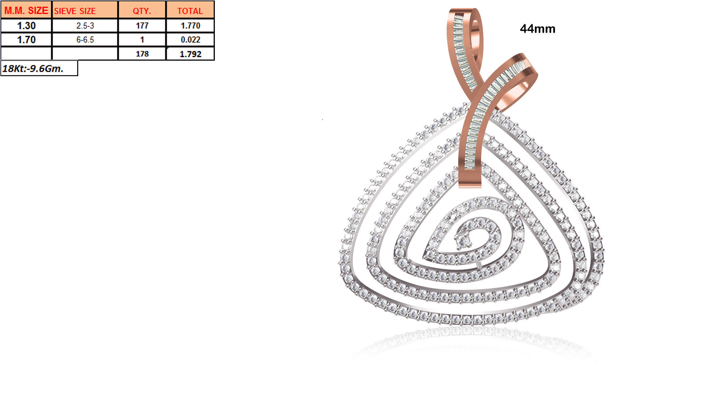 150 Pendant Jewelcad File print model bulk collection 3D print model_139