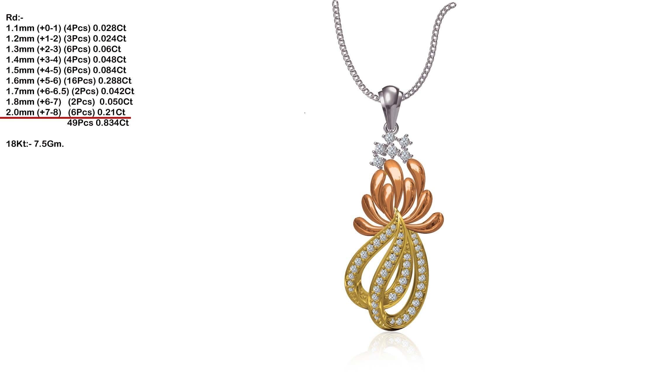 150 Pendant Jewelcad File print model bulk collection 3D print model_69