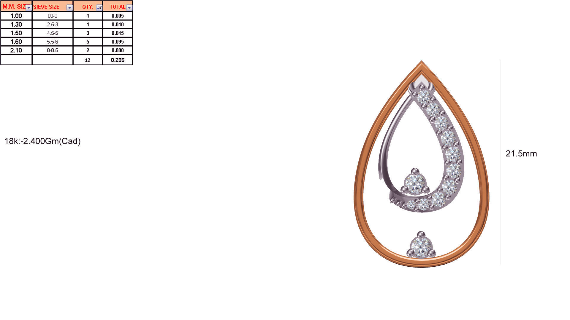 150 Pendant Jewelcad File print model bulk collection 3D print model_136