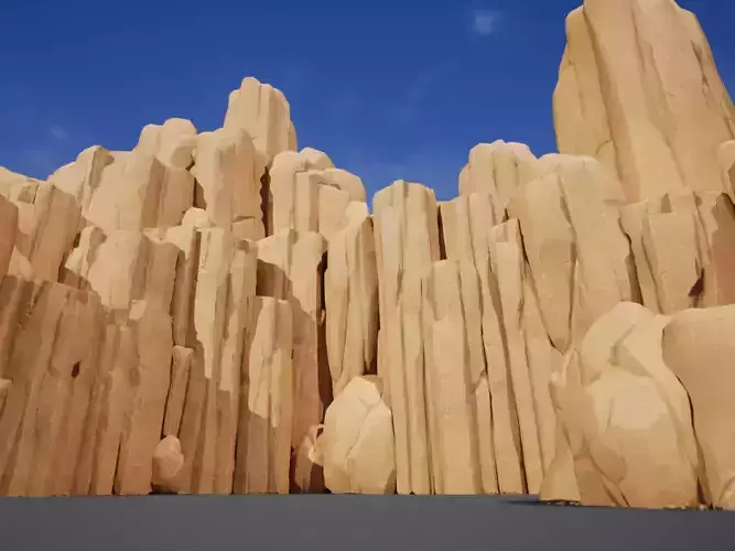 Stones and Rocks pack - game models Low-poly 3D model