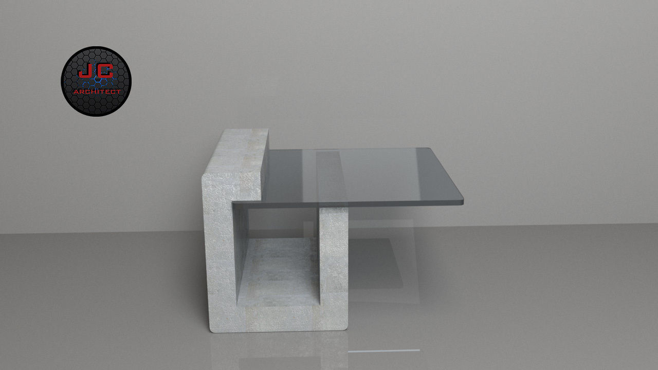 Carson Coffee Table Free 3D model_1