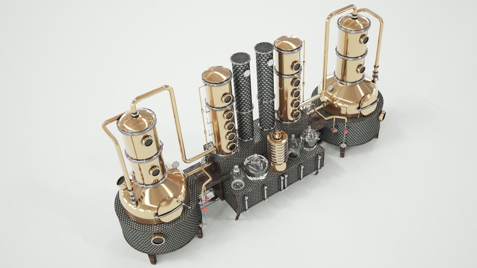 Alcohol mashine 3D model_4