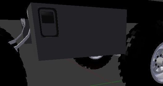 Custom Flatbed Semi Trailer Free 3D model_4