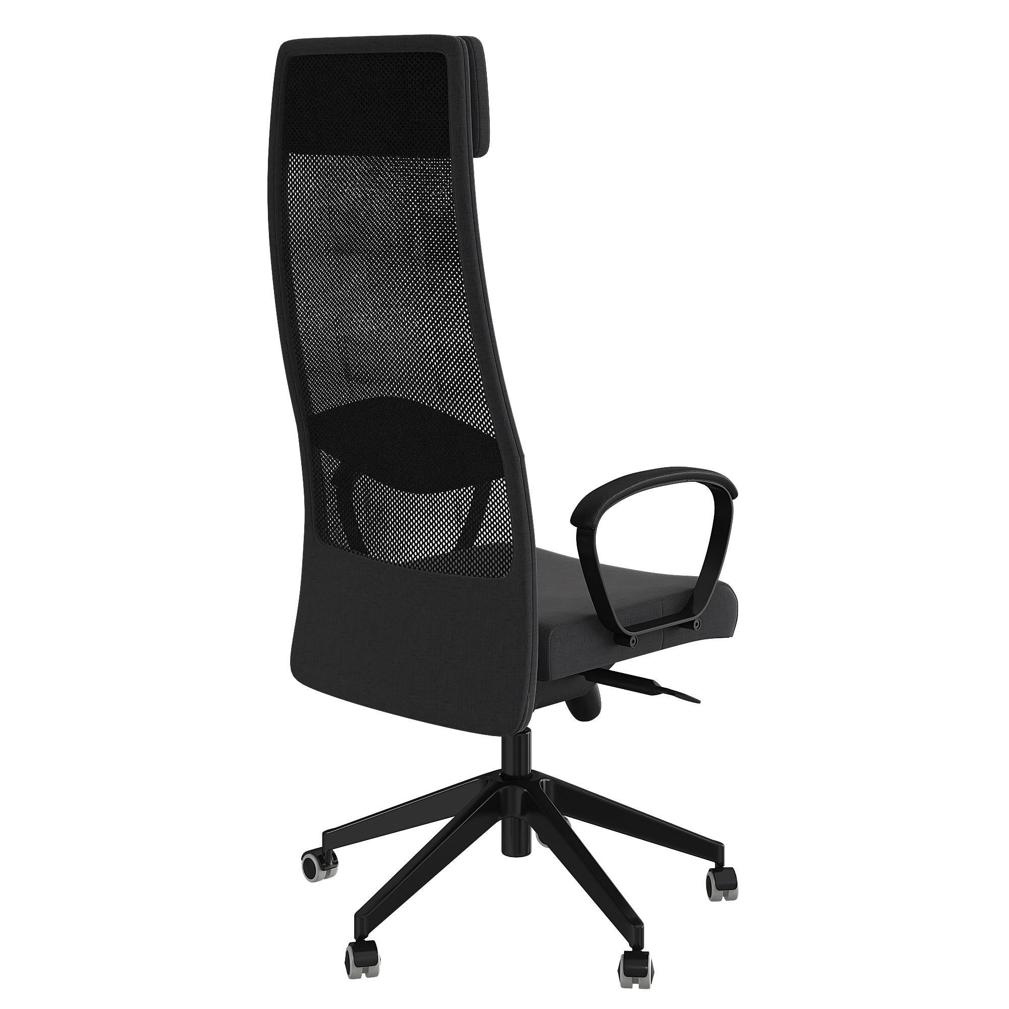 MARKUS office chair with mesh back and arms 3D model_2