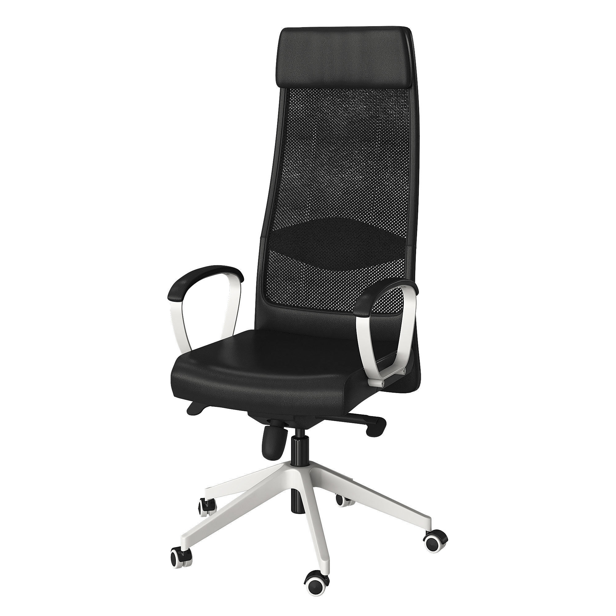 MARKUS office chair with mesh back and arms 3D model_5