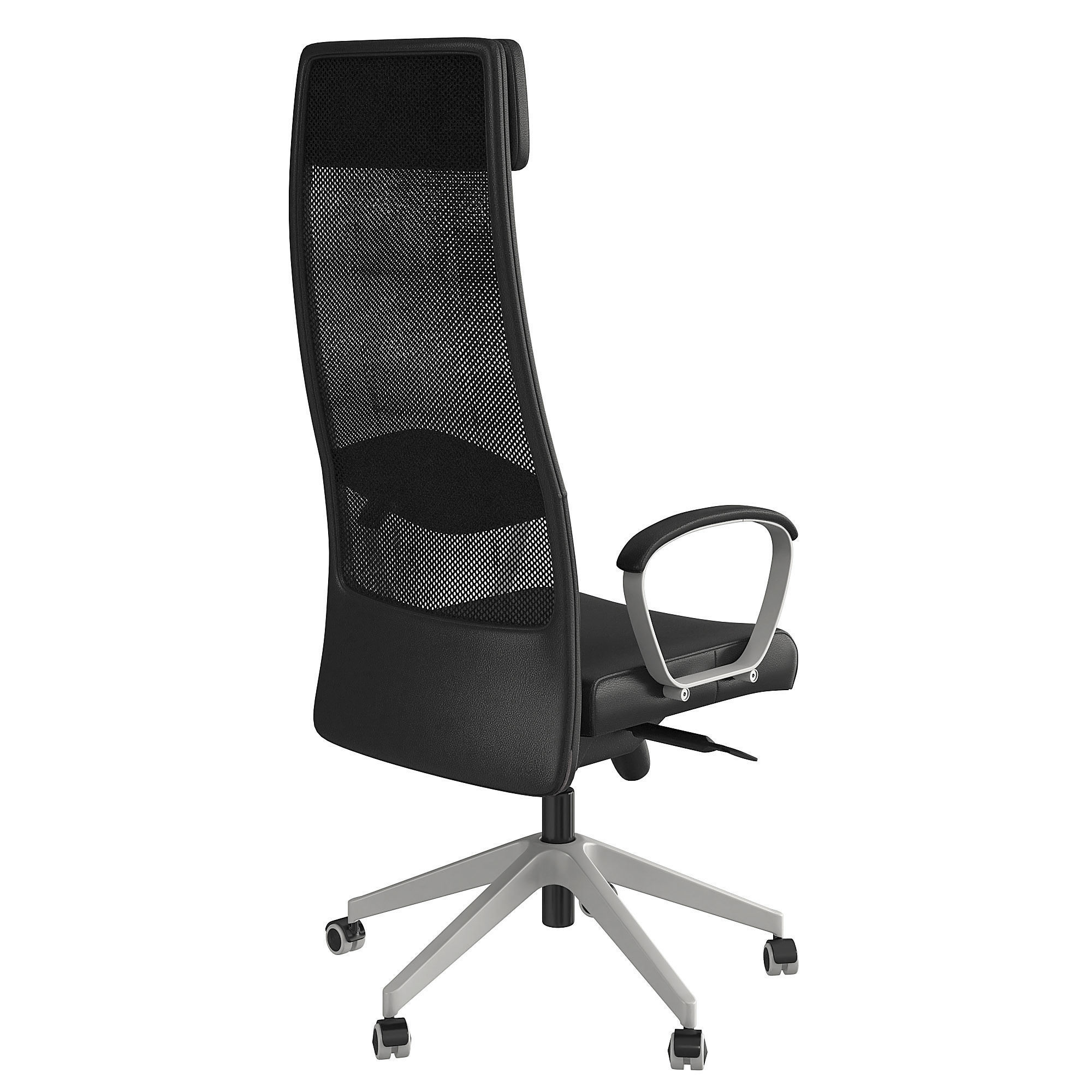 MARKUS office chair with mesh back and arms 3D model_4