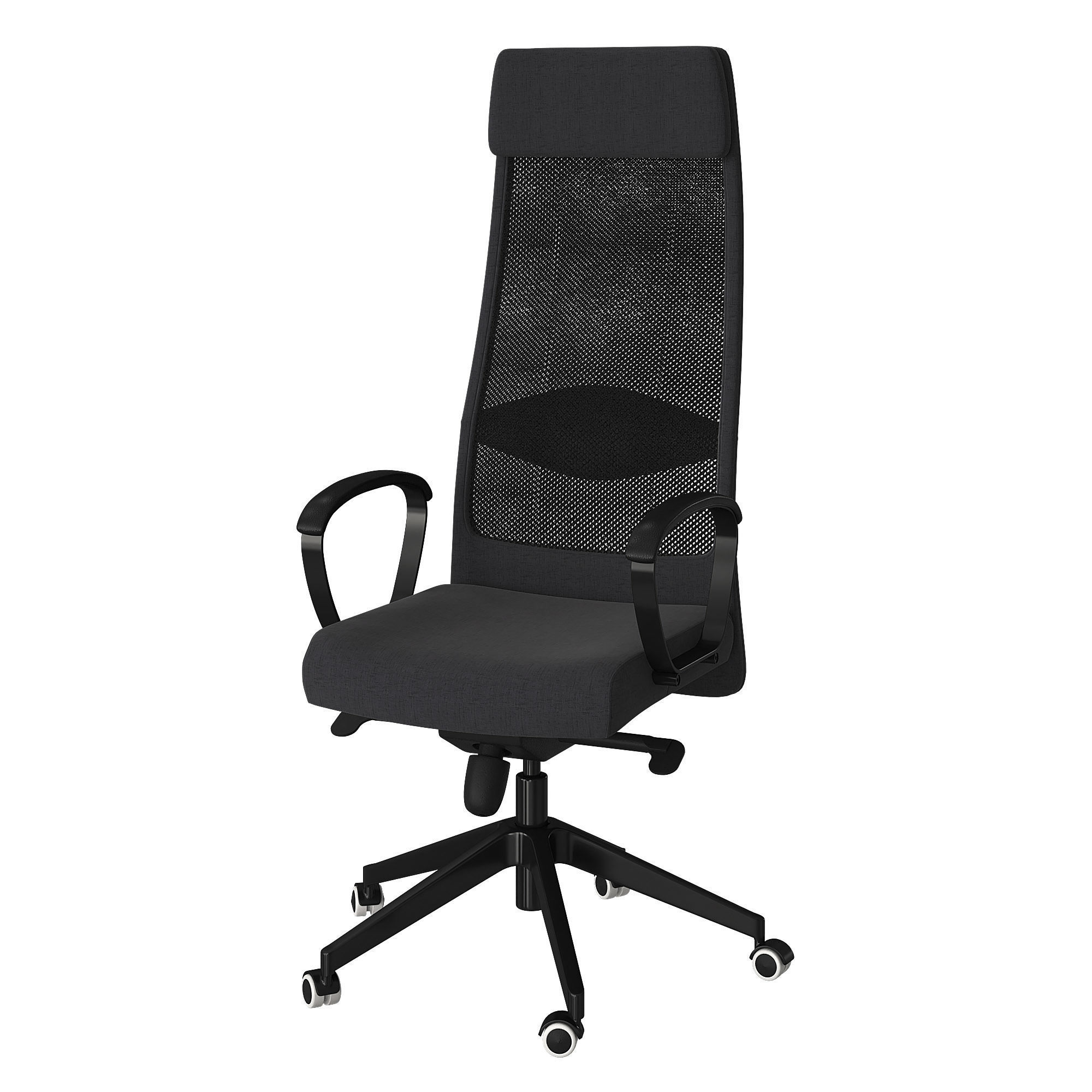 MARKUS office chair with mesh back and arms 3D model_1