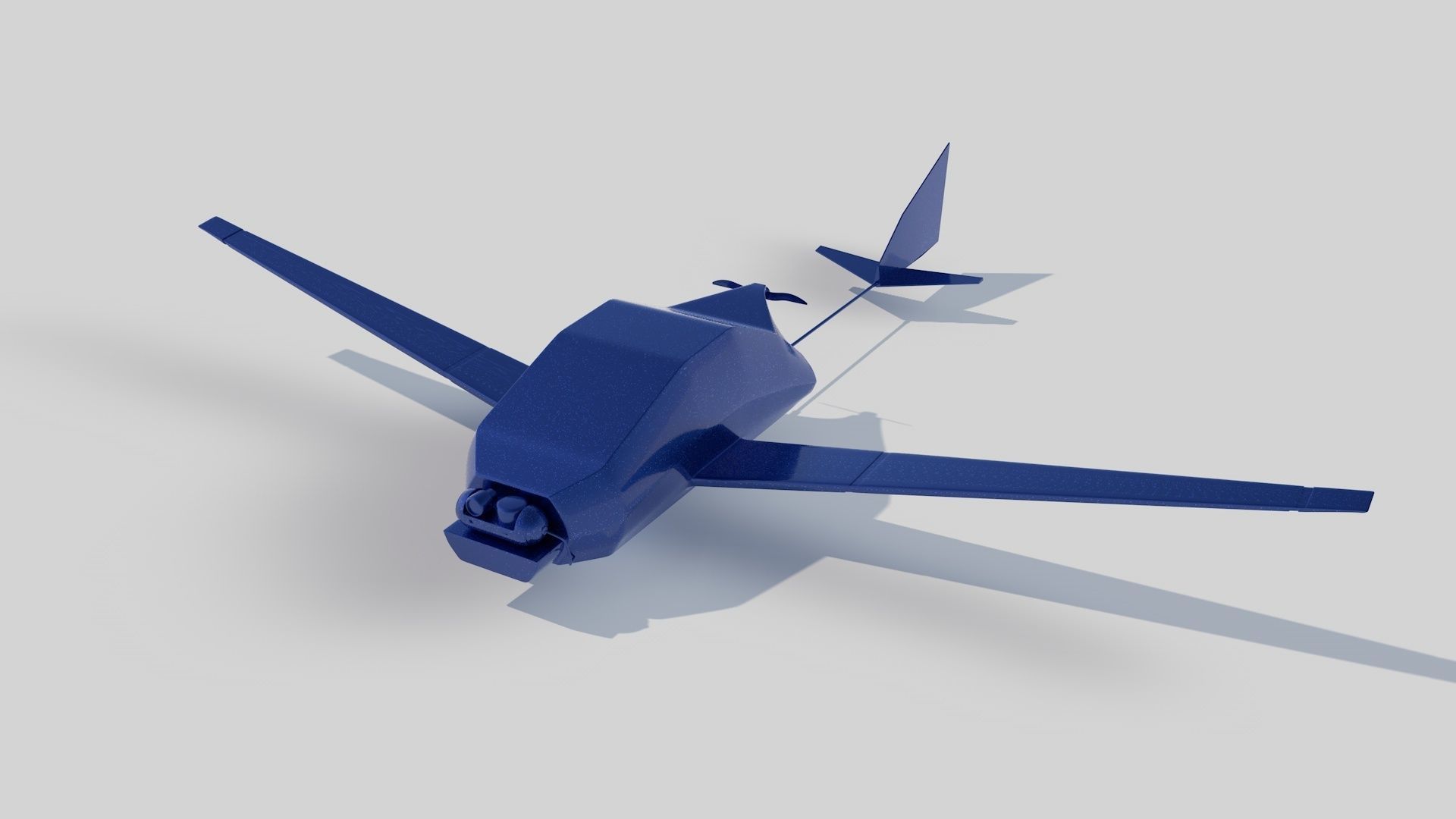 UAV Military Drone 3d Model Low-poly 3D model_6