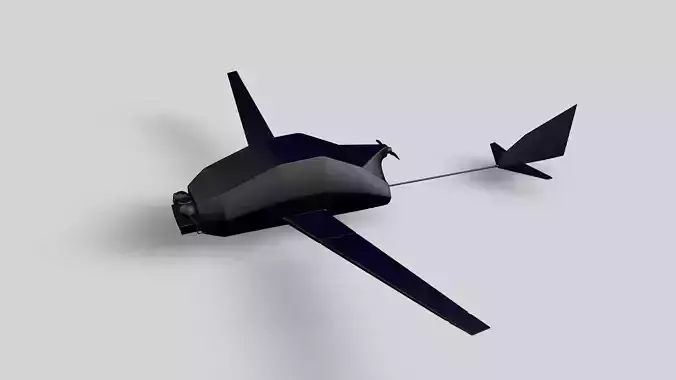 UAV Military Drone 3d Model