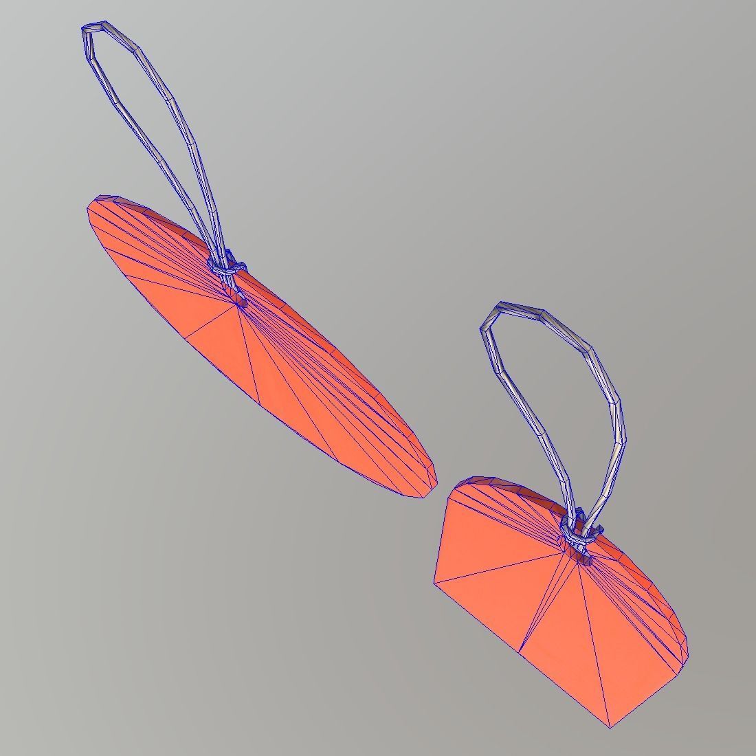 Price Tags 2 Low-poly 3D model_12