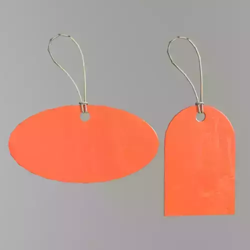 Price Tags 2 Low-poly 3D model