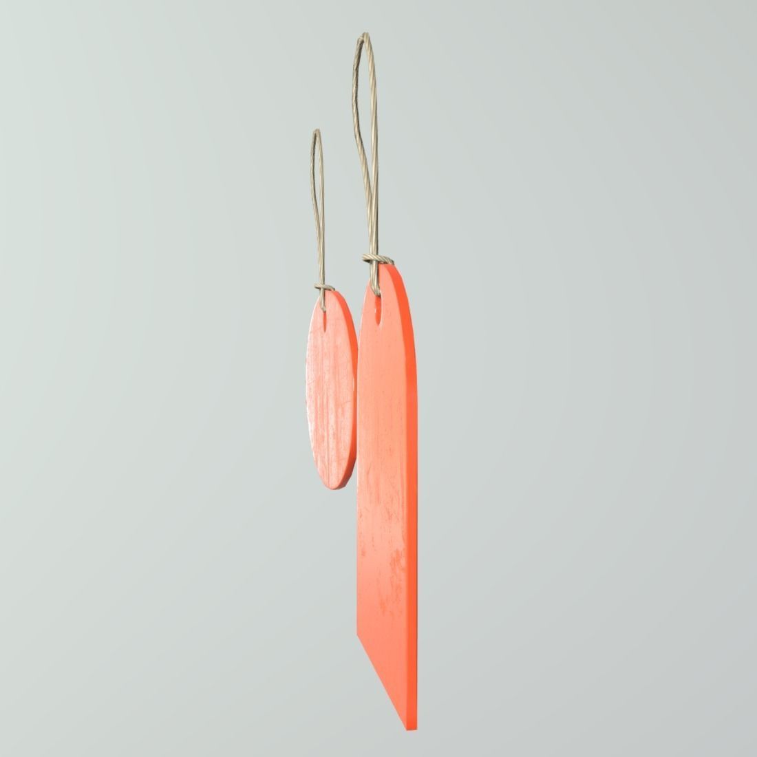 Price Tags 2 Low-poly 3D model_3