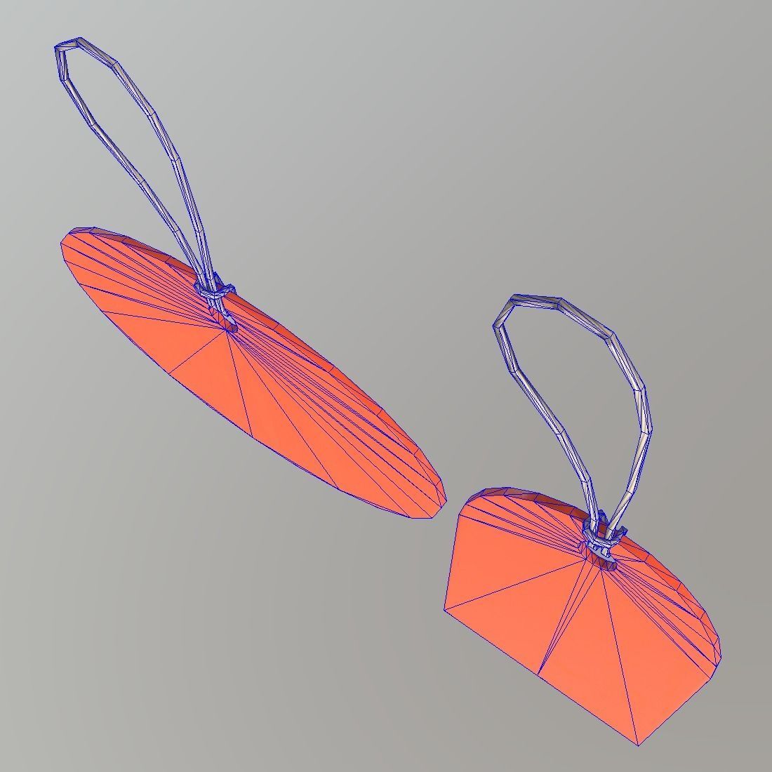 Price Tags 2 Low-poly 3D model_6