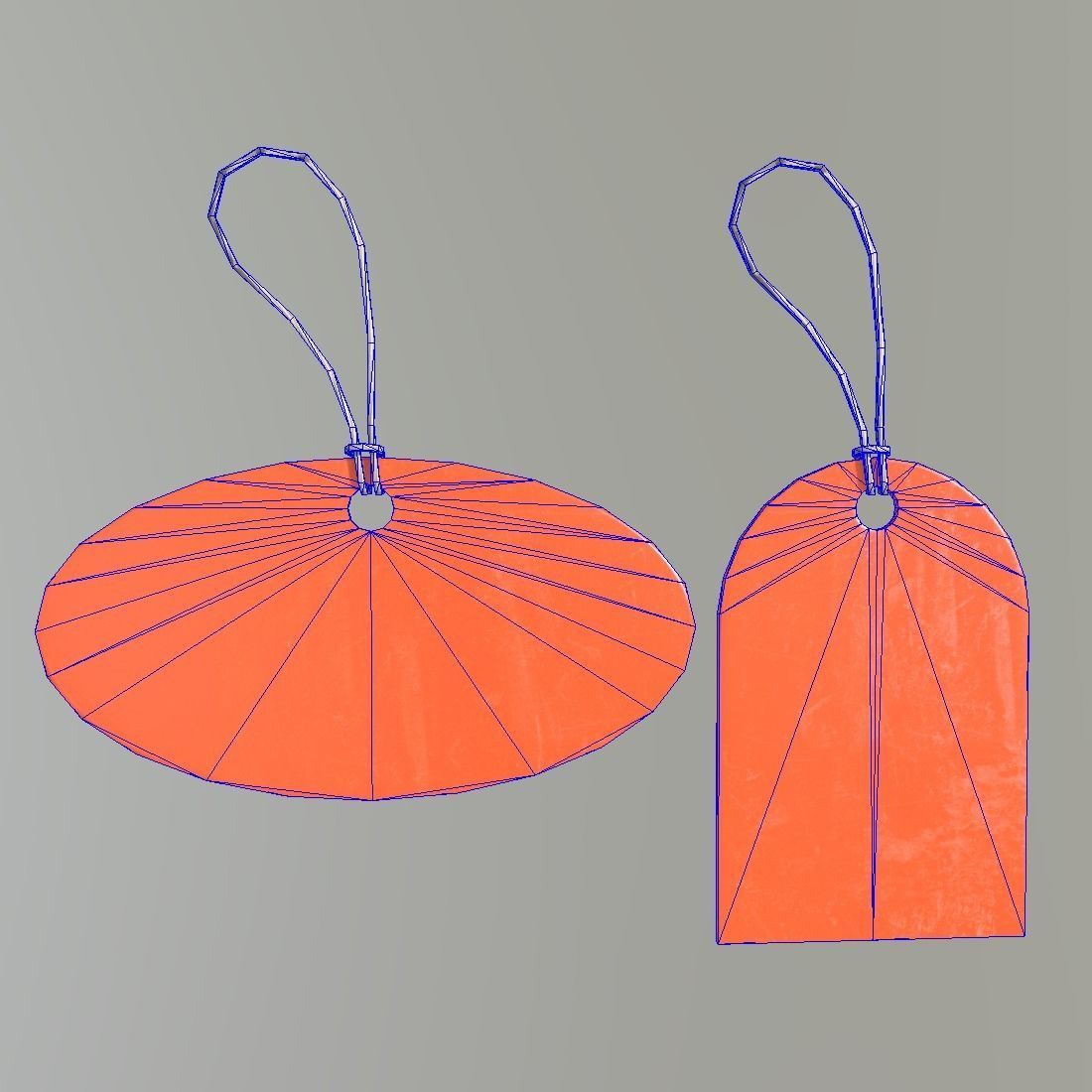 Price Tags 2 Low-poly 3D model_1