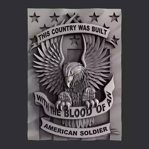 3d STL models for CNC router Route Souvenir USA