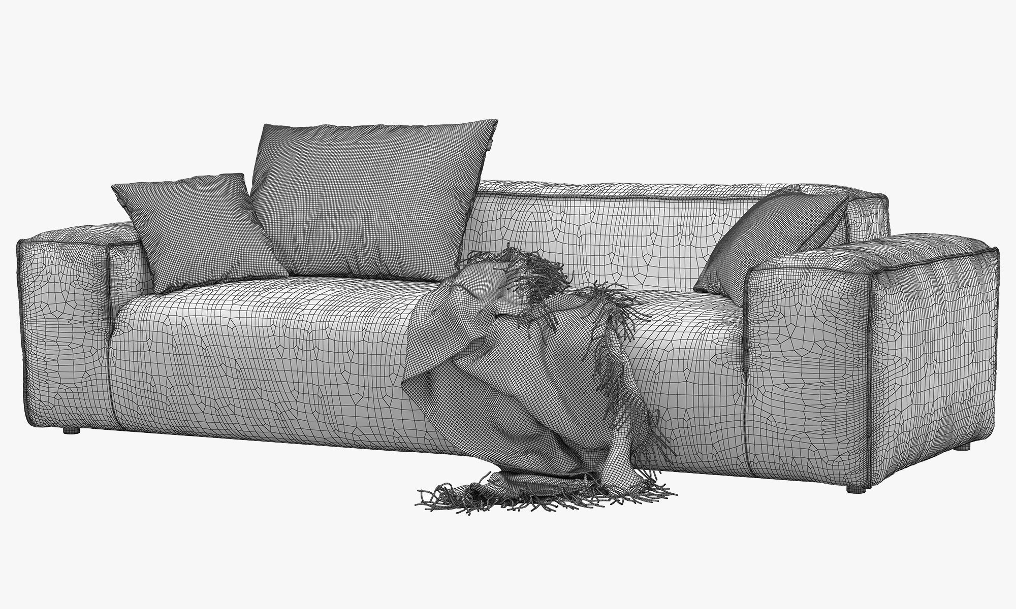 Rolf Benz Freistil 175 modular sofa set 1 3D model_26