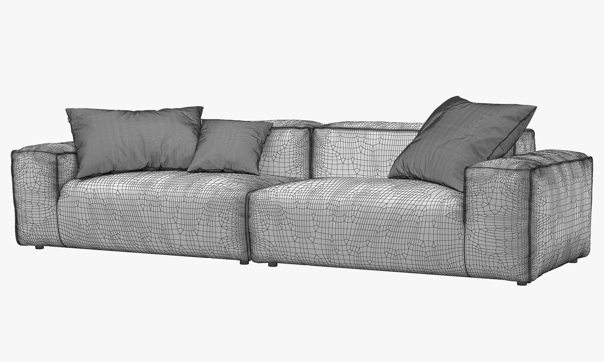 Rolf Benz Freistil 175 modular sofa set 1 3D model_30