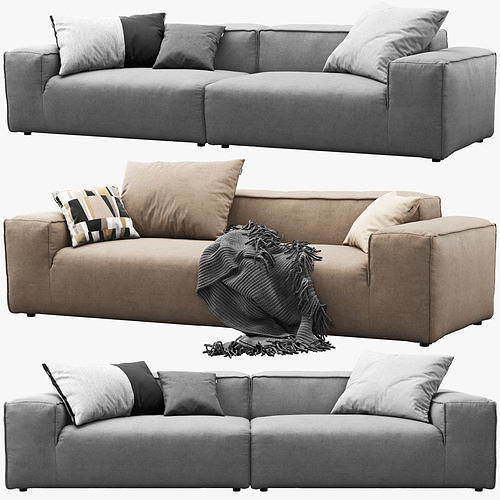 Rolf Benz Freistil 175 modular sofa set 1 3D model