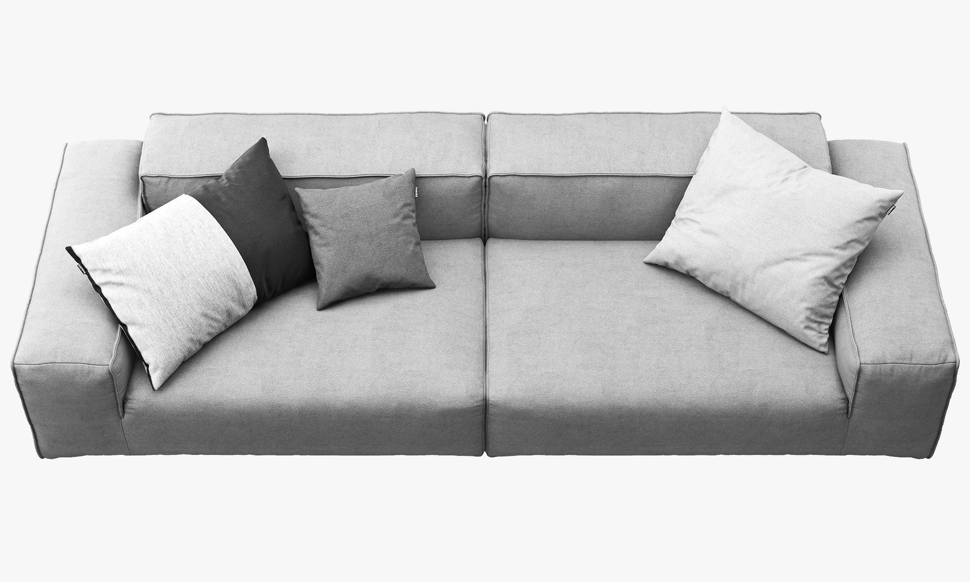 Rolf Benz Freistil 175 modular sofa set 1 3D model_15
