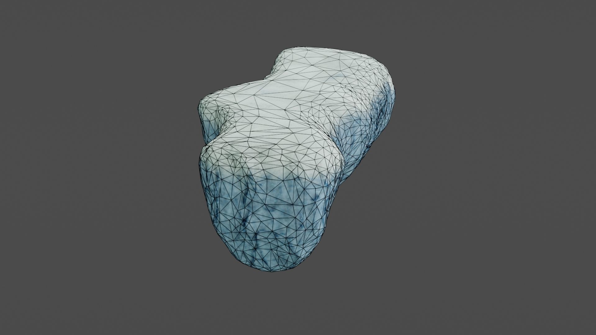 Iceberg ice block Low-poly 3D model_35