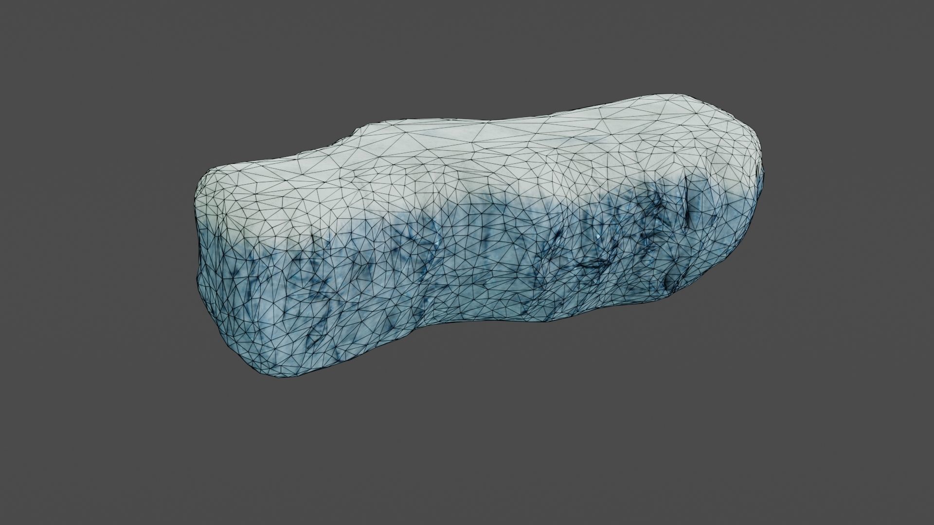 Iceberg ice block Low-poly 3D model_33