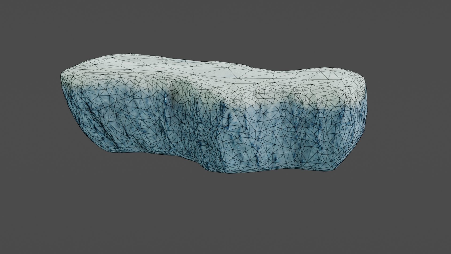 Iceberg ice block Low-poly 3D model_23