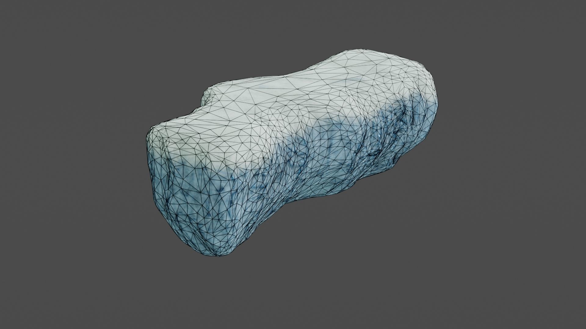 Iceberg ice block Low-poly 3D model_34