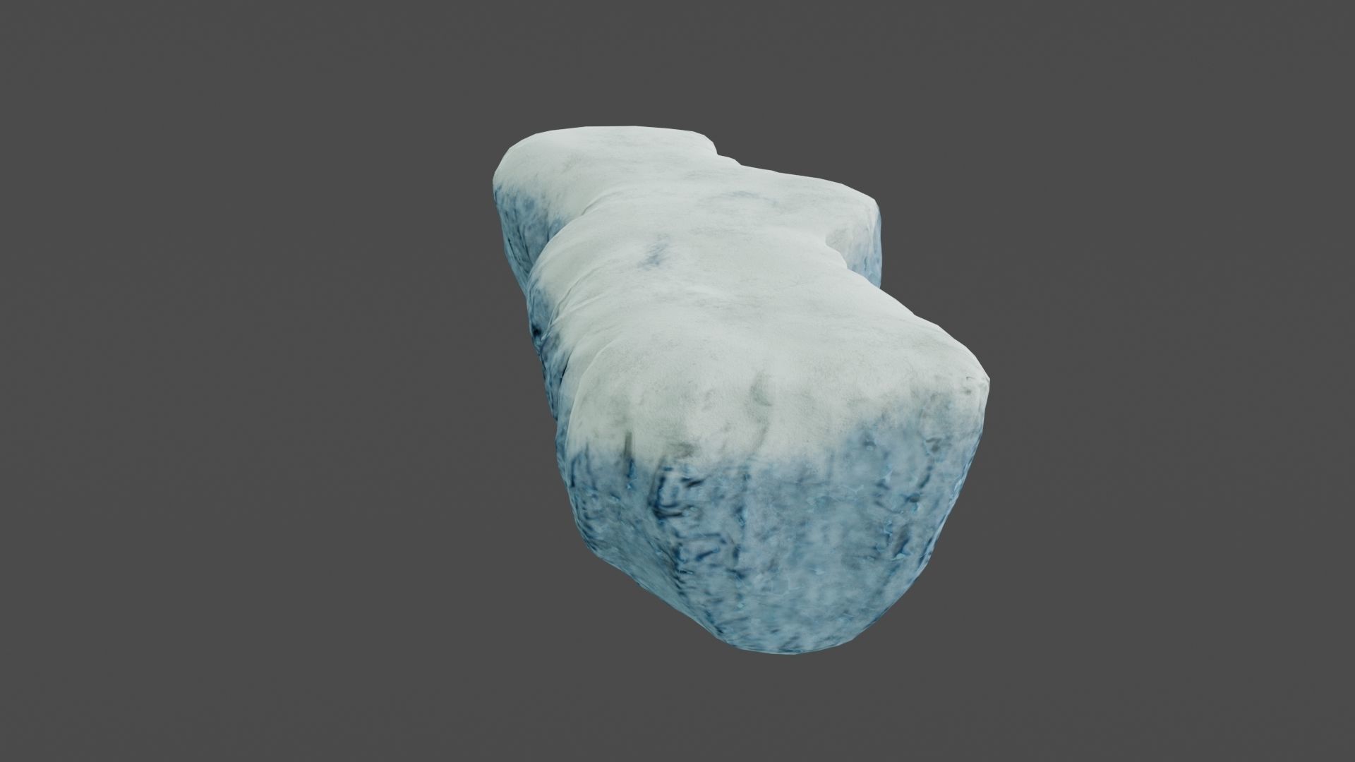Iceberg ice block Low-poly 3D model_9