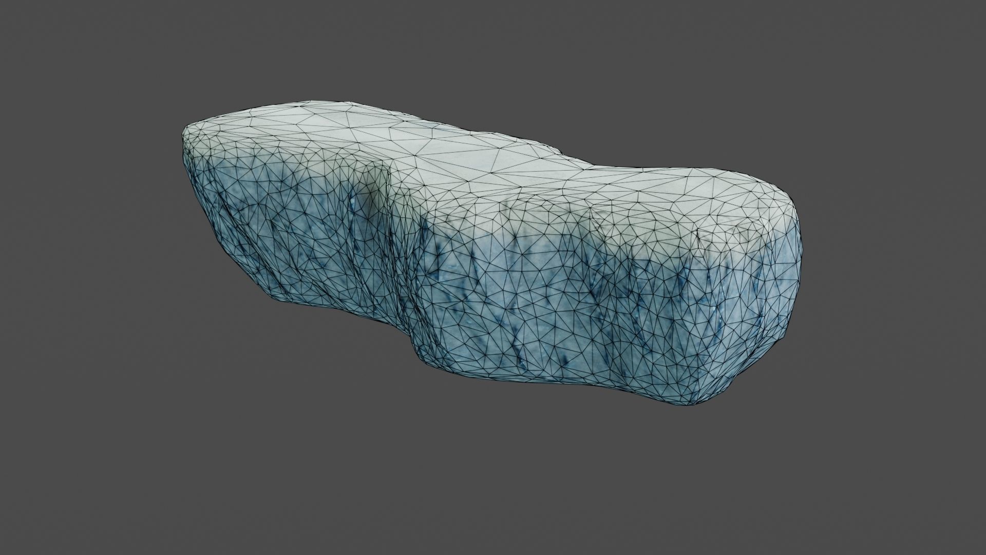 Iceberg ice block Low-poly 3D model_39