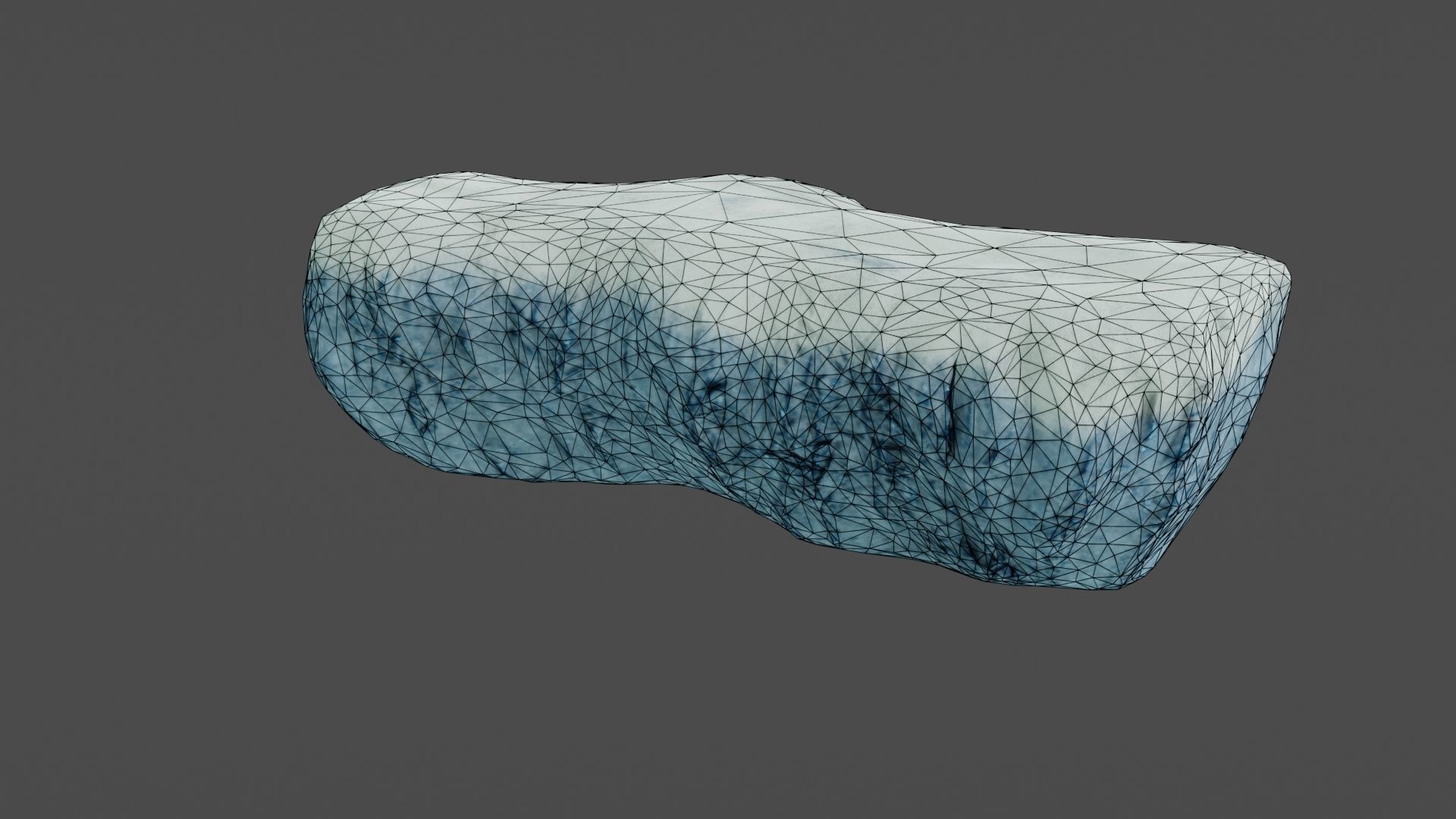 Iceberg ice block Low-poly 3D model_31